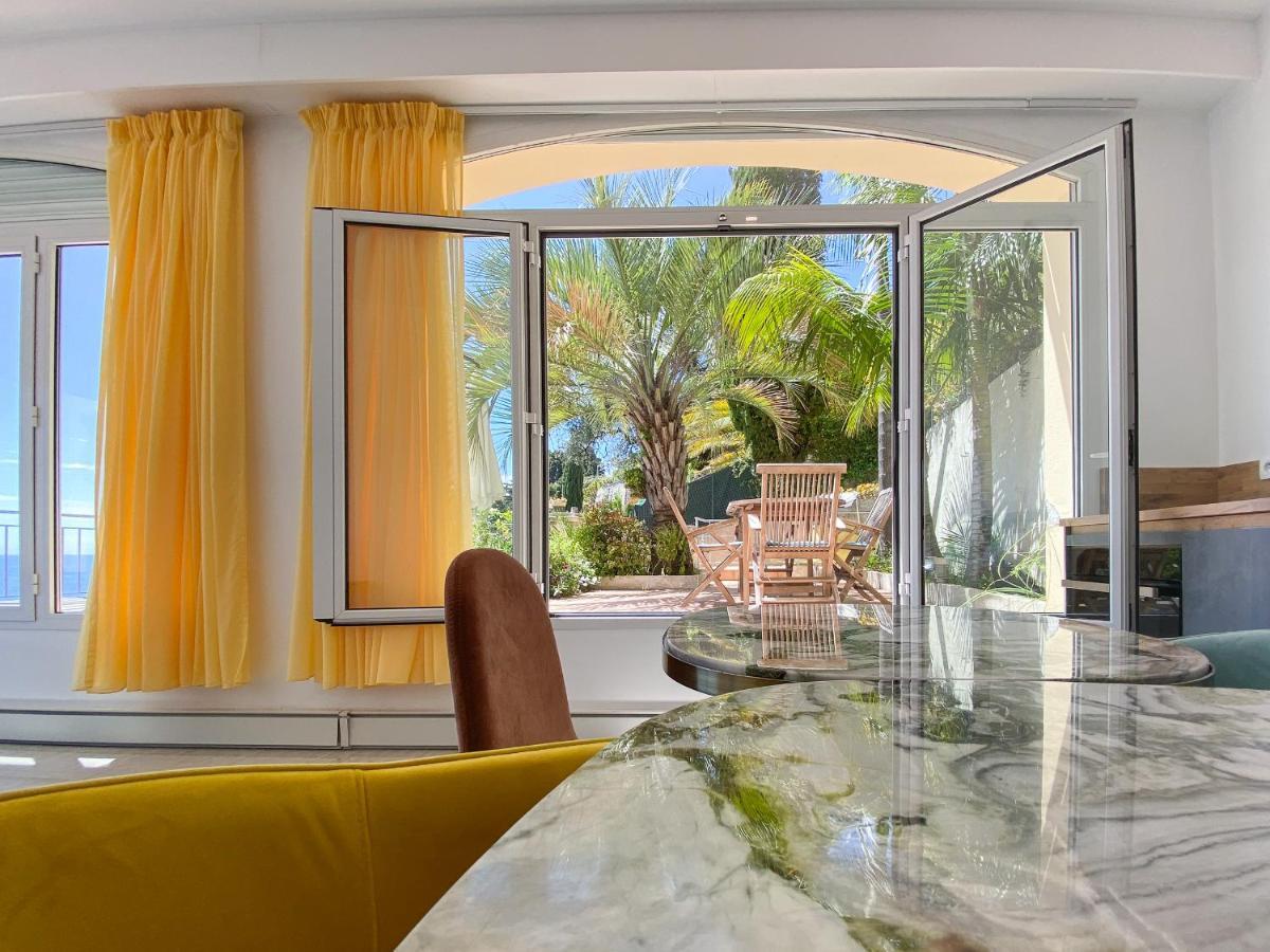 מנטון Villa L'Ensoleillee Vue Panoramique Mer, 250 M De La Plage Et Du Centre Ville מראה חיצוני תמונה